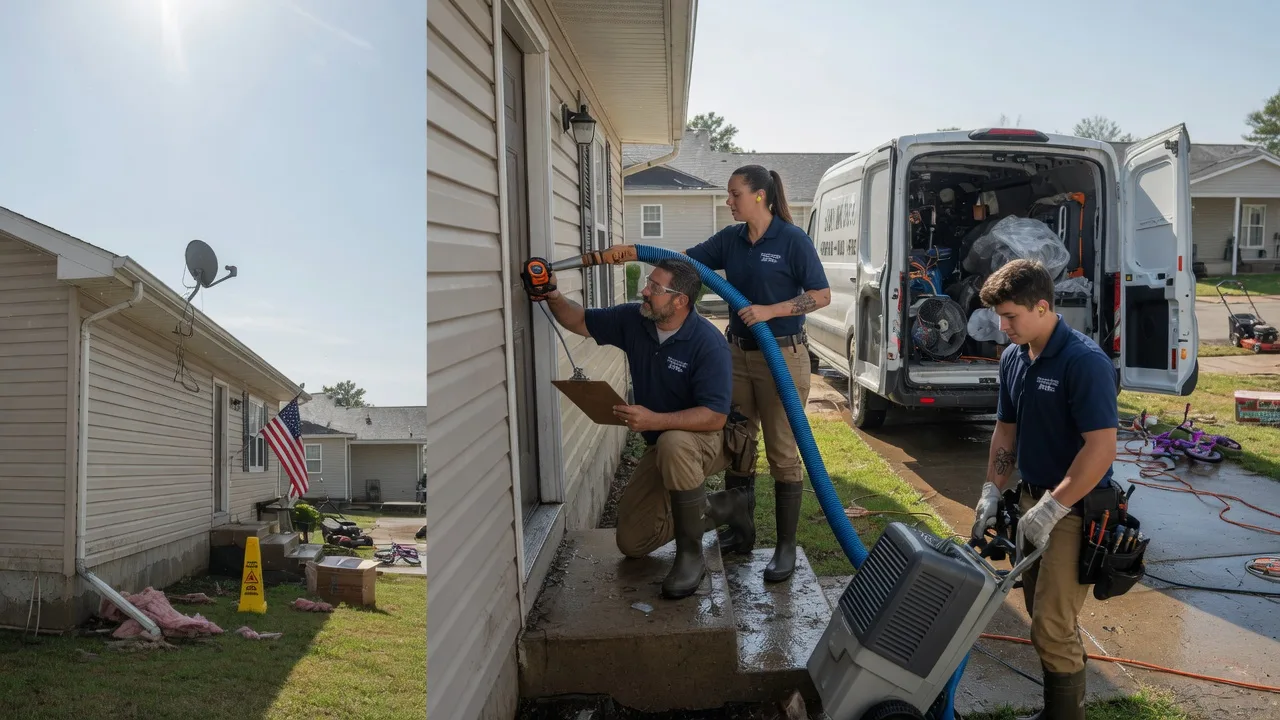 Ceiling Water Damage Restoration in Westport, SD near me